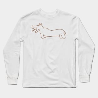 CHOMP Hippo Long Sleeve T-Shirt